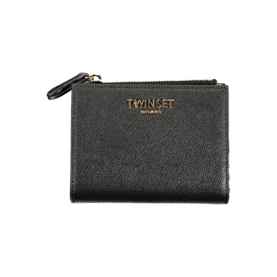 Twinset Black Polyurethane Women Wallet