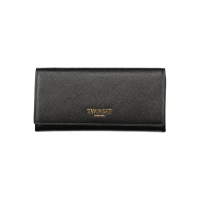 Twinset Black Polyurethane Womens Wallet