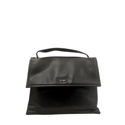 Twinset Black Pu Women Handbag