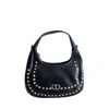 Twinset Stud-embellished Shoulder Bag In Black