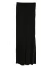 Twinset Twin-set Flowing Black Maxi Skirt