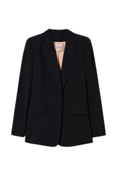 Twinset Black Single-breasted Jacket