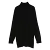 Twinset Twin-set High Neck Cashmere Blend Sweater In Black