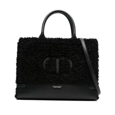Twinset Black Tote Bags