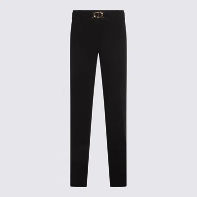 TWINSET BLACK VISCOSE PANTS