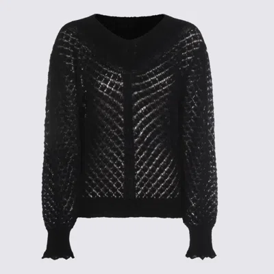 Twinset Black Wool Knitwear