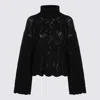 Twinset Sweaters Blacks And Greys In Black