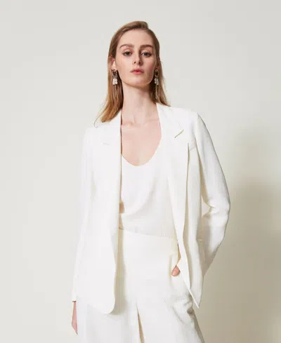 Twinset Blazer Avec Bas Arrondi In Multi