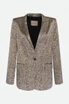 Twinset Woman Blazer Beige Size 6 Polyester In Marrone