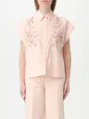 Twinset Blazer  Woman Color Baby Pink In Baby Pink