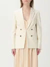 Twinset Blazer  Woman Color Pearl In White