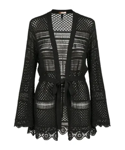Twinset Blended Cardigan In Black