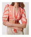 Twinset Puff-sleeve Cropped Top