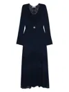 Twinset Openwork-knit Midi Dress