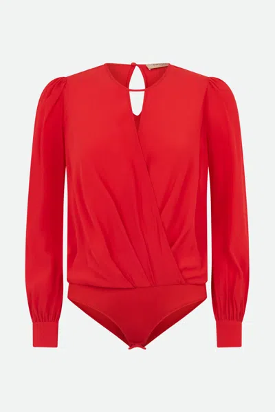 Twinset Body A Blusa Rosso