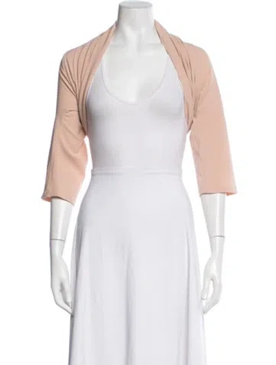 Pre-owned Twinset Bolero In Pink