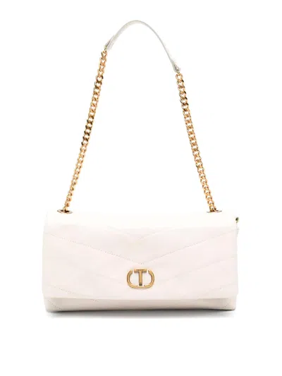 Twinset Shoulder Bag In White