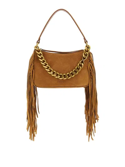 Twinset Twin Set Liliane Shoulder Bag In Orange