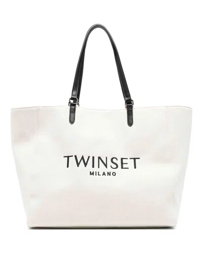 Twinset Tote In Sand