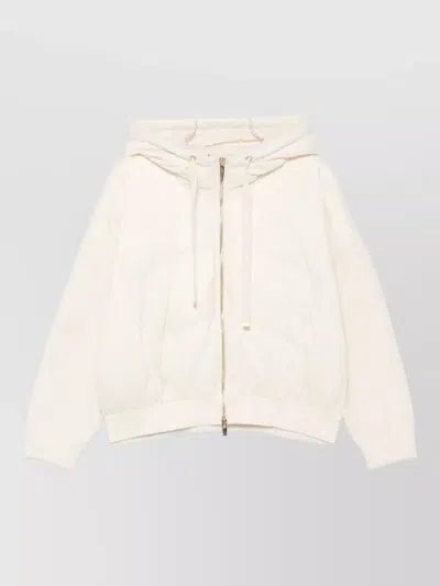 Twinset Bomber Jacket In White