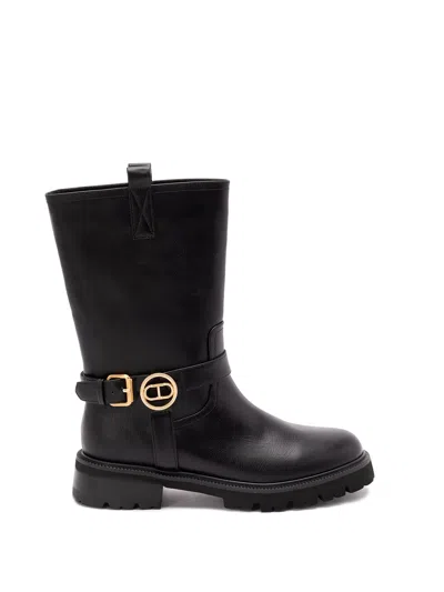 Twinset Boots In Black