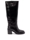 Twinset Twin-set Black Boots With 7 Cm Heel In Black