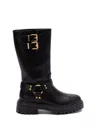 Twinset Oval T Boots In Black  