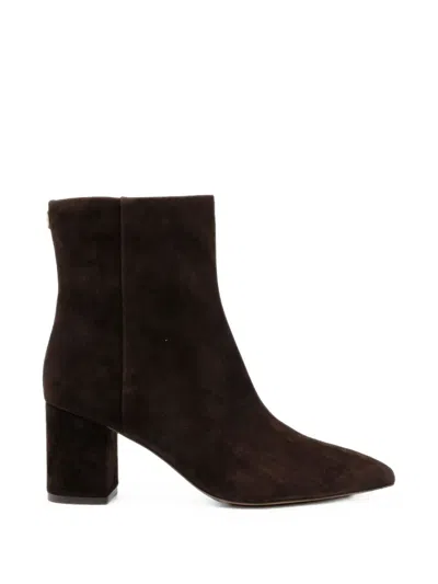 Twinset Boots Heeled Ankle Coffee In Brown