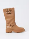 Twinset Boots  Woman Color Hazel In Haselnuss