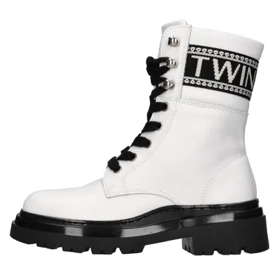Twinset Kids' Twin-set Boots In White
