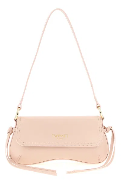 Twinset Borsa A Spalla Pelle In Pink