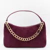 Twinset Chain Strap Shoulder Bag With Structured Shape In Red