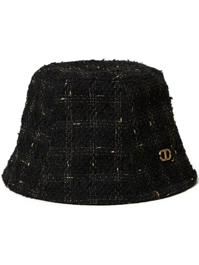 Twinset Bouclé Hat In Black