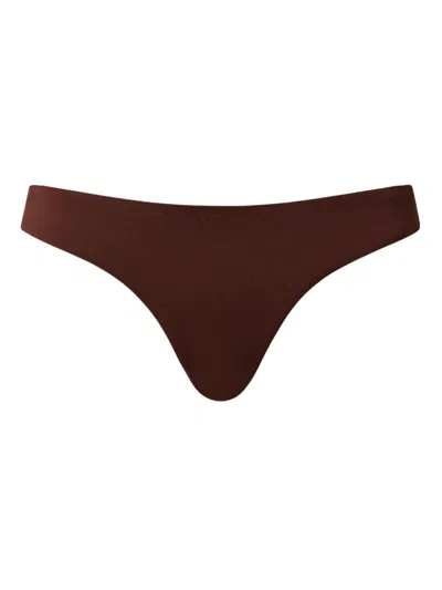 Twinset Brazilian Bikini Bottoms In Brown