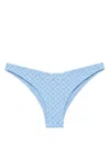 Twinset Openwork Bikini Bottom In Pink