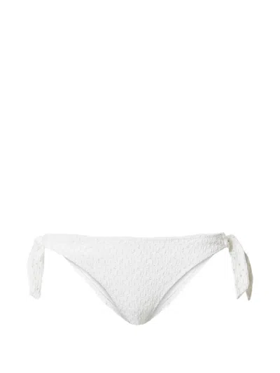 Twinset Broderie Anglaise Bikini Thong In White
