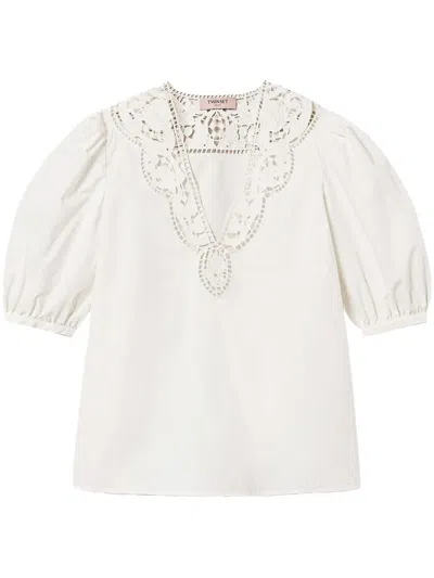 TWINSET BRODERIE-ANGLAISE BLOUSE