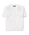 Twinset Broderie-anglaise Short-sleeve Shirt In White