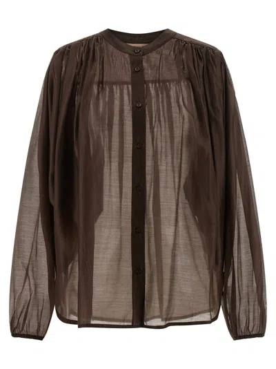 Twinset Brown Lycra Women's Blouse