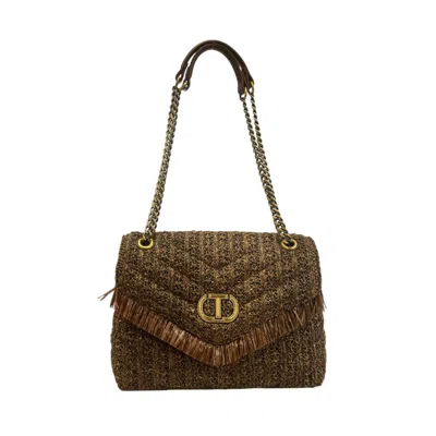 Twinset Brown Polypropylene Women Crossbody Women's Bag