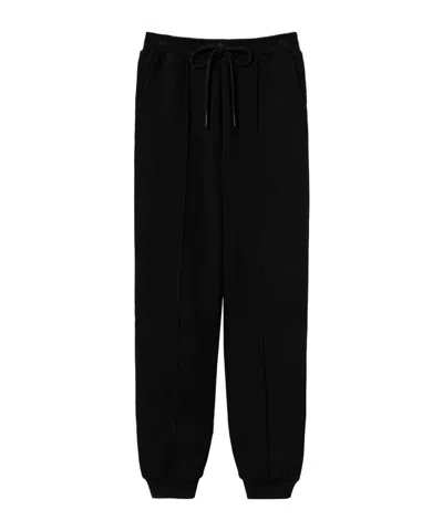 Twinset Brushed Track Pants In Black  