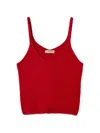 Twinset Brushed Wool Blend Top In Red
