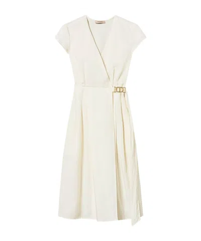 Twinset Buckle-detail Wrap Dress