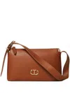 Twinset Buckle-fastening Shoulder Bag In Brown