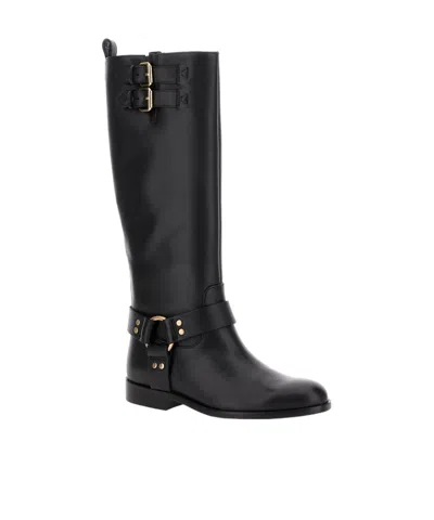 Twinset Buckled Equestrian Boots