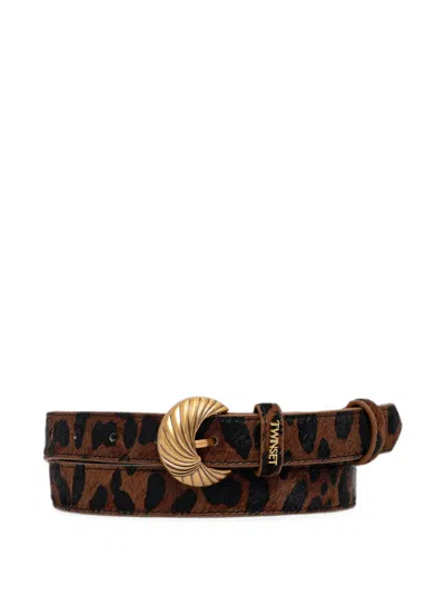 Twinset Buckle-fastening Belt In Multi