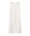 Twinset Button-detail Wide-leg Trousers