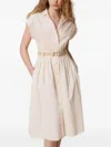 Twinset Button-down Dress In Pink