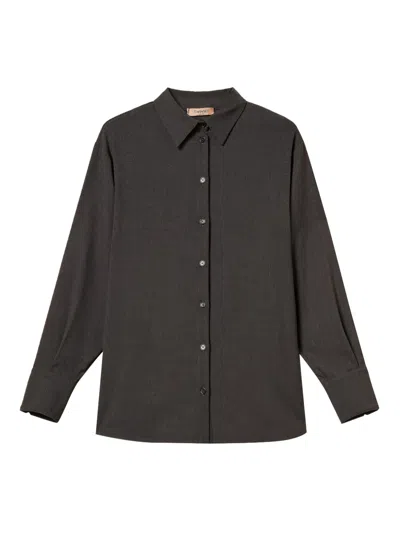 Twinset Button-down Shirt In Gray