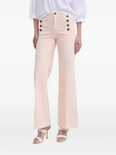 Twinset Button Jeans In Neutral
